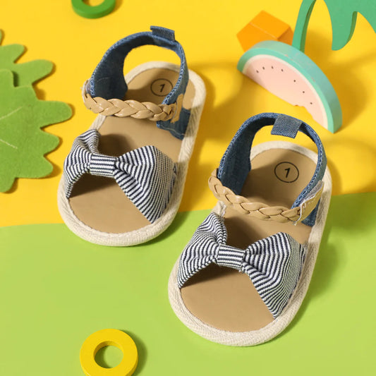 Baby striped sandals